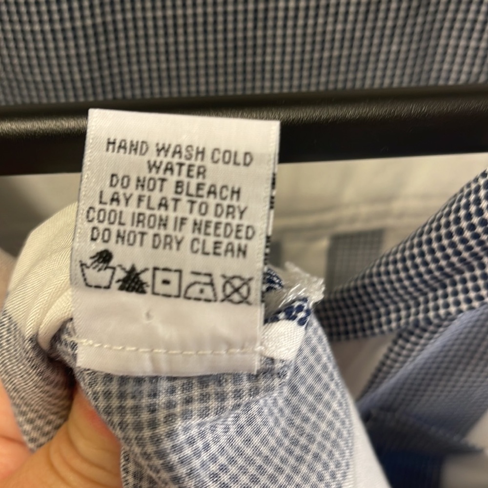 Velvet Heart Blue and White striped Button Up - Picture 4 of 5